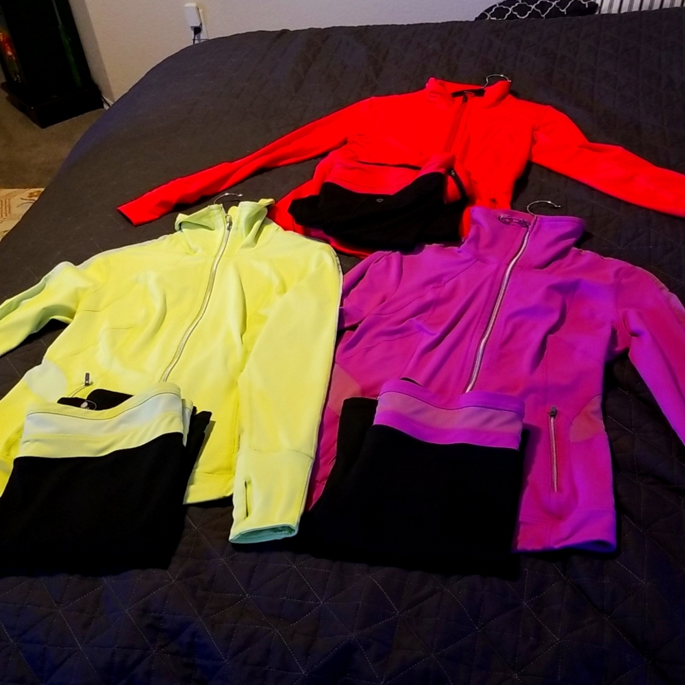 Tangerine jogger sets. Size M/M. Colors: Lilac Purple OR Neon Yellow